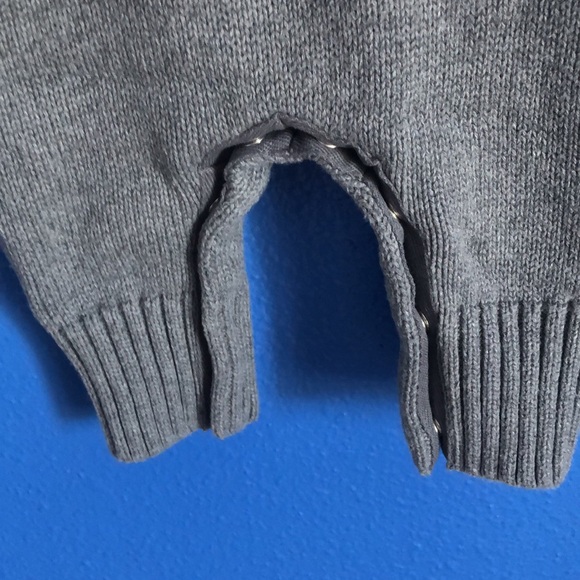 Hanna Andersson Organic Cotton Sweater Knit Overalls. Gray, Size 0-3 Months. EUC - Picture 11 of 13